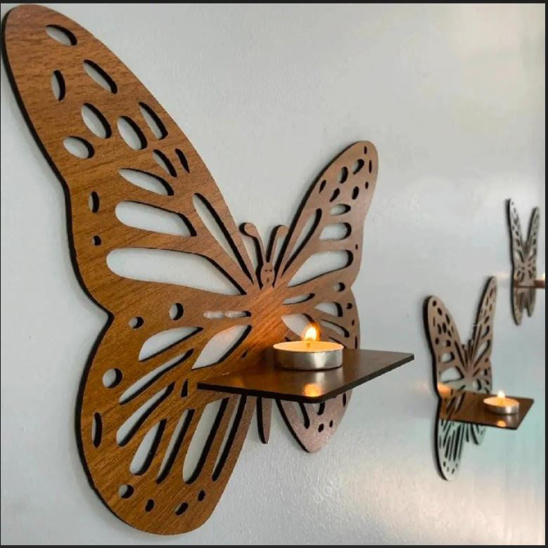 Butterfly Charm: Stylish Shelf Décor