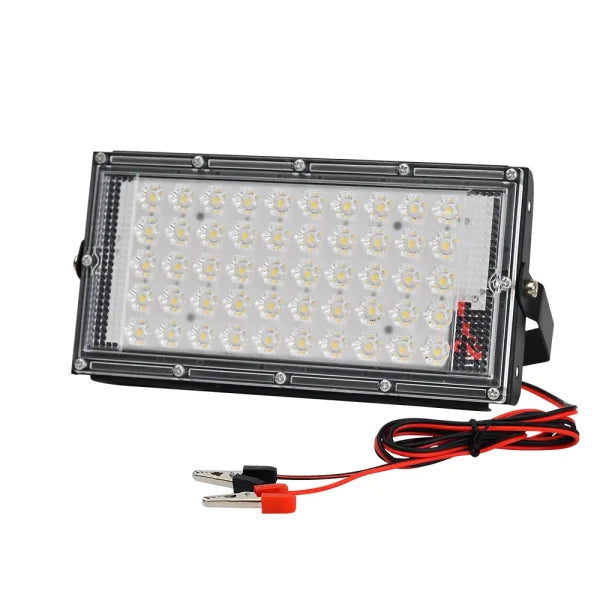SOLAR LED Flood Light 50Watt for Solar and 12 DC Battery Operated