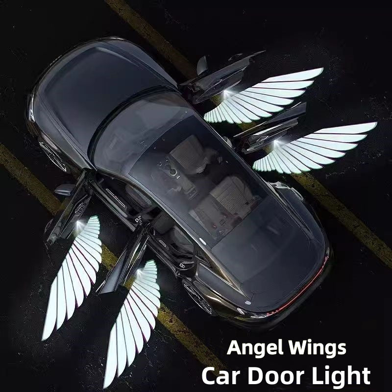 Angel Wings 2pcs Wireless LED Car Door Lights