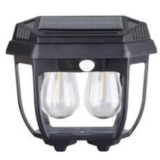 SOLAR WALL LIGHT  LAMP OUTDOOR WATERPROOF HW-669 (2W)