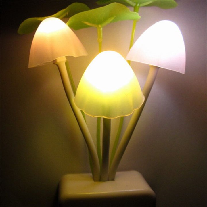 LED Night Lights Flower Mushroom Lamp
